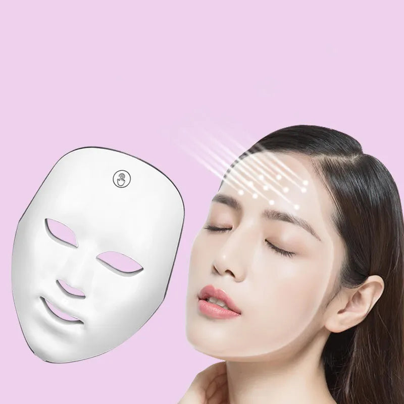 7-Color LED Light Therapy Face Mask