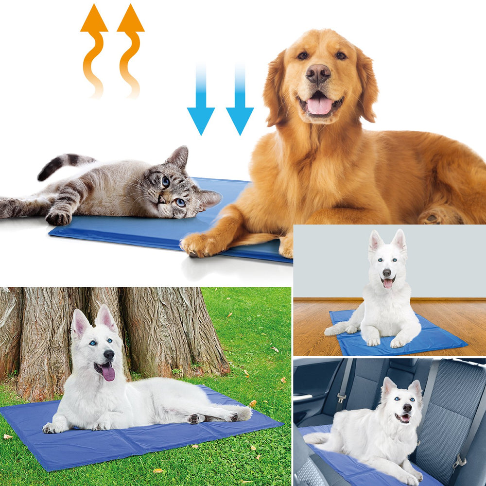 Dog Cooling Mat for Summer - Pet Ice Pad Cushion