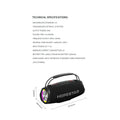 H53 Wireless Bluetooth Speaker Waterproof Portable Outdoor Portable Rugby