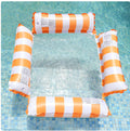 Inflatable 4-Tube Floating Hammock Lounge Chair