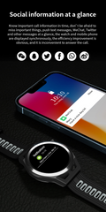 Bluetooth Heart Rate Smart Sports Watch